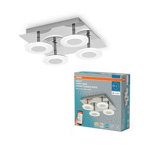 Osram - Dimmelhető LED fürdőszobai mennyezeti lámpa SMART+ WAVE LED/24W/230V IP44 Wi-Fi 4099854473227 kép