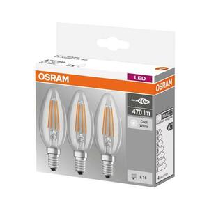 KÉSZLET 3x LED Izzó BASE VINTAGE B40 E14/4W/230V 4000K – Osram 4058075819719 kép