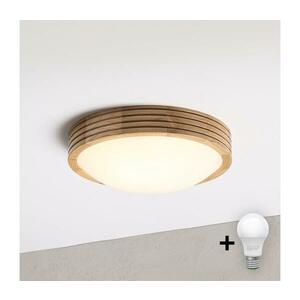 BRILAGI - LED mennyezeti lámpa CARVALHO MODERN SLIM 1xE27/60W/230V átm. 27, 5 cm, tölgy 8590828039402 kép