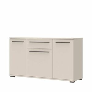 Komód, három ajtóval és egy fiókkal, kasmír matt, 150 cm - BALLADE - Butopêa kép
