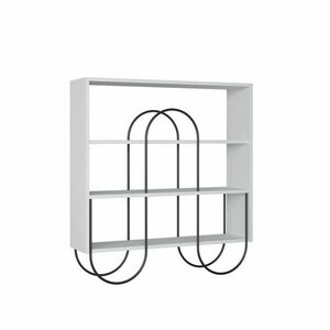 Hanah Home Console White Norfolk Console - White kép