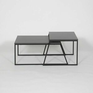 Hanah Home dohányzóasztal szett, antracit - Anthracite kép