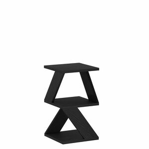 Hanah Home Side Table Wood Black Albeni - Wood Black kép