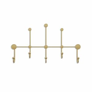 Wallity Metal Wall Hook Gold Iyon-A kép