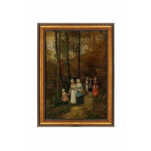 Wallity Decorative Framed Canvas Painting Multicolor ATCRCVCNVSMD... kép