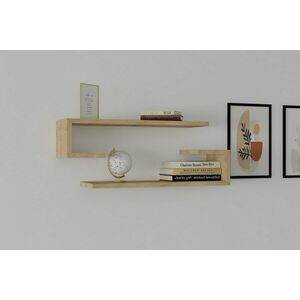 Hanah Home Wall Shelf Sapphire Oak Eldo Sapphire Oak kép