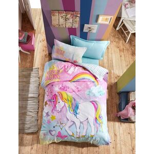 L'essentiel Maison Ranforce Young Quilt Cover Set Mint Pink... kép