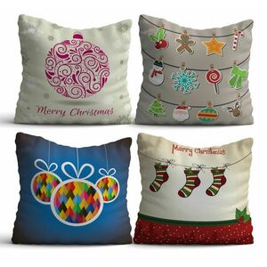 Aberto Design Díszpárna szett (4 darabos) Többszínű NYXMAS15 kép