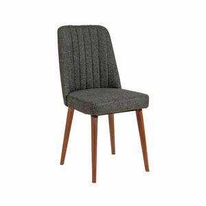 Hanah Home Chair Walnut Anthracite Vina Sandalye Anthracite, Walnut kép