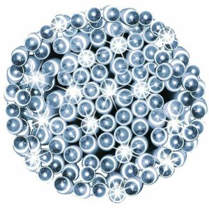 Springos programozható fényfüzér 400LED, 27, 5m, hideg fehér kép