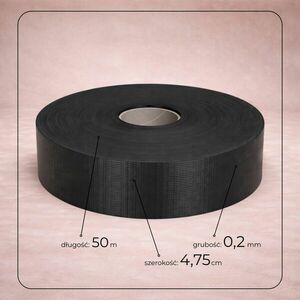 Springos grafit kerítésszalag 4.75cmx50m 450g/m2 kép
