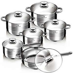 Berlinger Haus Blaumann BL-1031 Gourmet Line Edénykészlet, Indukc... kép