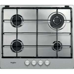 Whirlpool TGML 651 IX Beépíthető gáz főzőlap, 58 cm, 4 főzőzóna, Inox kép