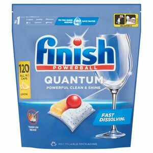 Finish Quantum All in 1 Lemon Mosogatógép kapszula 120db + Ajándé... kép