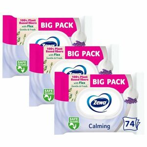 Zewa Calming BigPack Nedves Toalettpapír 3x74db kép