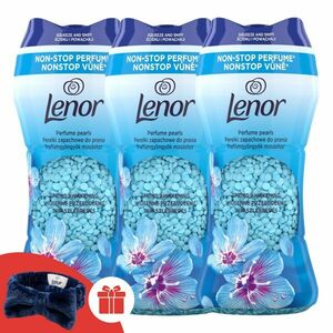 Lenor Spring Awakening Parfümgyöngyök 3x195g + AJándék Lenor Hajpánt kép