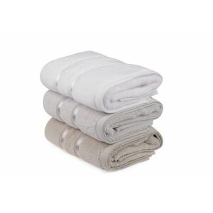 L'essentiel Maison Hand Towel Set (3 Pieces) White Light Blu... kép