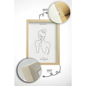 Wallity Dekoratív Keretezett MDF Kép (6 darabos) Többszínű Artave... kép
