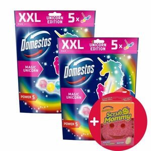 Domestos Power5 WC illatosító blokk Magic Unicornis, 10x50 g + Aj... kép