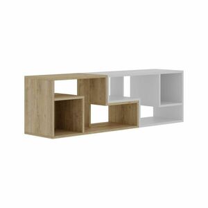 Hanah Home TV állvány Sapphire Oak White Glis - Sapphire Oak, Fehér kép