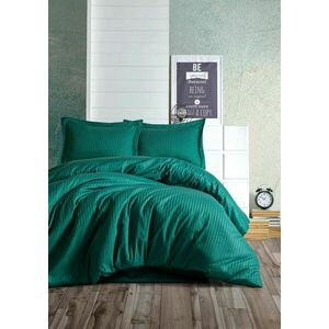 L'essentiel Maison Satin Double Quilt Cover Set Petrol Green... kép