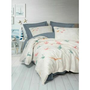 L'essentiel Maison Ranforce Double Quilt Cover Set Blue Kaij... kép