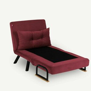 Atelier Del Sofa 1 üléses kanapéágy Sando egyszemélyes - Bordó kép