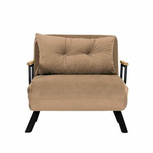Atelier Del Sofa Sando Single egyszemélyes kanapéágy, világosbarna v2 kép