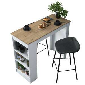 Hanah Home Kitchen Table Walnut White JA103 - 2345 kép