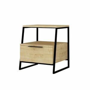 Hanah Home Nightstand Oak Pal - Oak kép