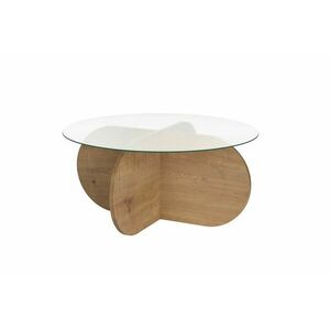 Hanah Home Sapphire Oak Dohányzóasztal Átlátszó Aeris - Zafír Töl... kép