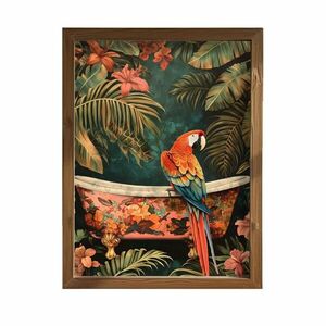 Wallity Decorative Framed MDF Painting Multicolor AI178 kép
