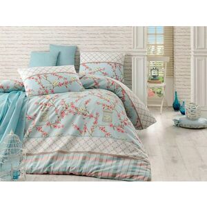 L'essentiel Maison Double Quilt Cover Set Turquoise Cream Pi... kép
