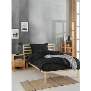 L'essentiel Maison Ranforce Single Duvet Cover Set Black Fre... kép
