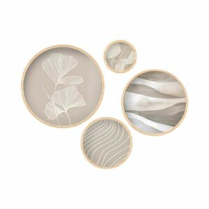 Wallity Decorative Framed MDF Painting (4 Pieces) Multicolor Huhu295 kép