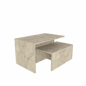 Hanah Home Fészekasztal (2 darabos) Travertine Twins - Travertin kép