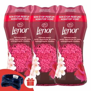Lenor Ruby Jasmine Parfümgyöngyök 3x195g + Ajándék Lenor Hajpánt kép