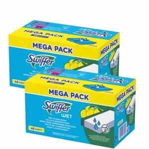 Swiffer Sweeper Nedves Padlótörlő Kendő 2x48db kép