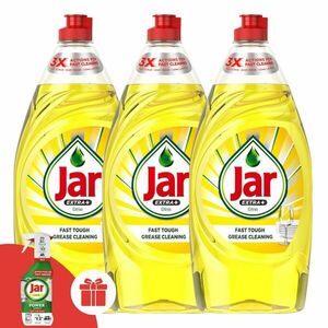 Jar Extra+ Mosogatószer Citrus 3x900ml + Ajándék Jar 3in1 Power S... kép
