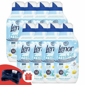 Lenor Fresh Air Sensitive Textilöblítő 400 mosás 8x700ml + AJándé... kép