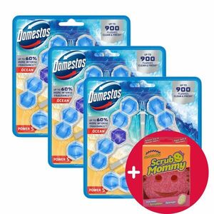 Domestos Power5 Ocean WC illatosító blokk, 9x50g + Ajándék Scrub... kép