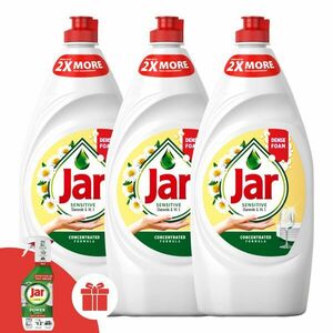 Jar Mosogatószer Camomile & Vitamin E 3x900ml + Ajándék Jar 3... kép