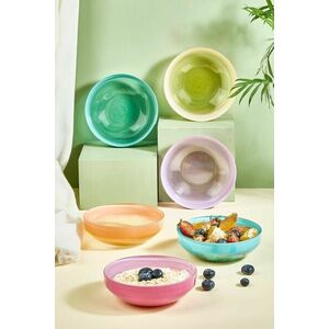 Hermia Bowl Set (6 Pieces) Multicolor Rainbow - Multicolor kép