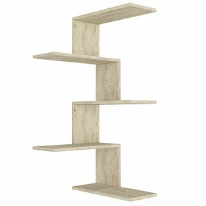 Hanah Home Wall Shelf Travertine Caniko kép