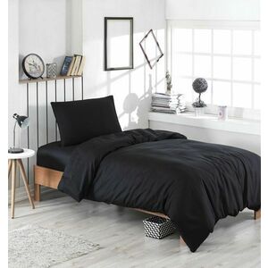 L'essentiel Maison Single Quilt Cover Set Black Düzboya - Black kép