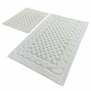L'essentiel Maison Bathmat Set (2 Pieces) Ecru Bambi - Ecru kép