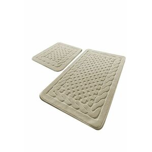 L'essentiel Maison Bathmat Set (2 Pieces) Beige Bambi - Beige kép