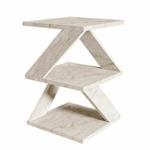 Hanah Home Side Table Travertine Albeni - Travertine kép