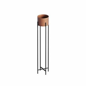 Aberto Design Dekoratív cserép Fekete Réz GED-024-B kép