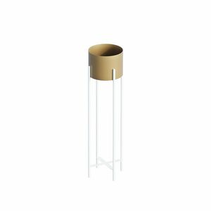 Aberto Design Decorative Pot White Gold GED-025-C kép